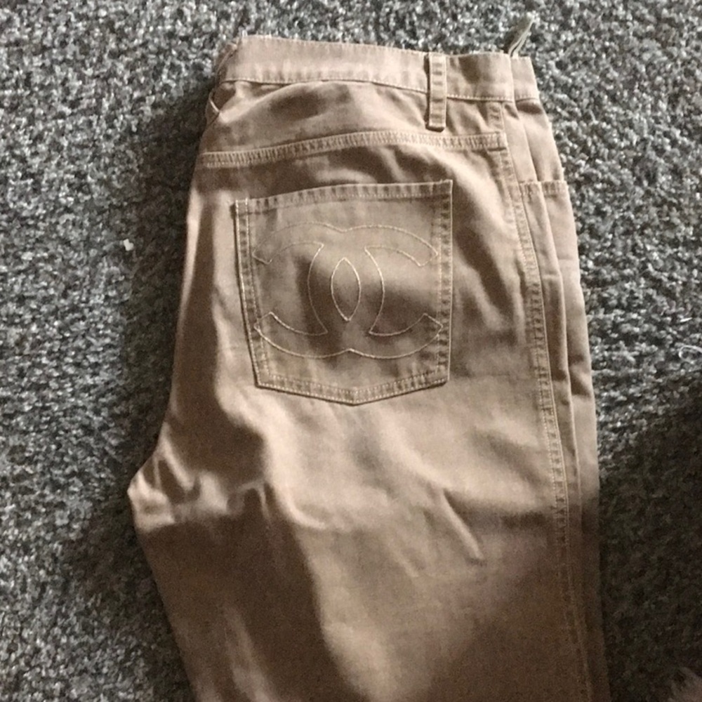 Chanel straight leg jeans